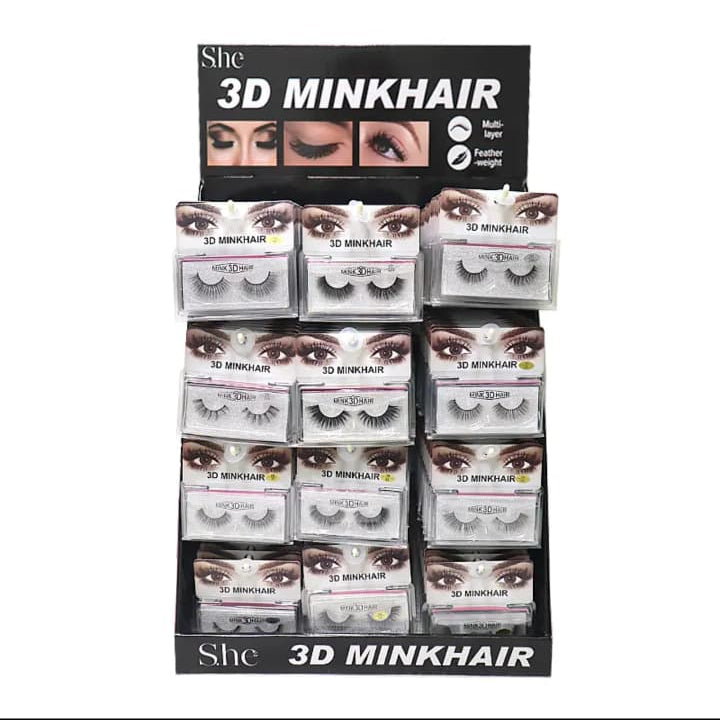 3D Mink Hair faux cils