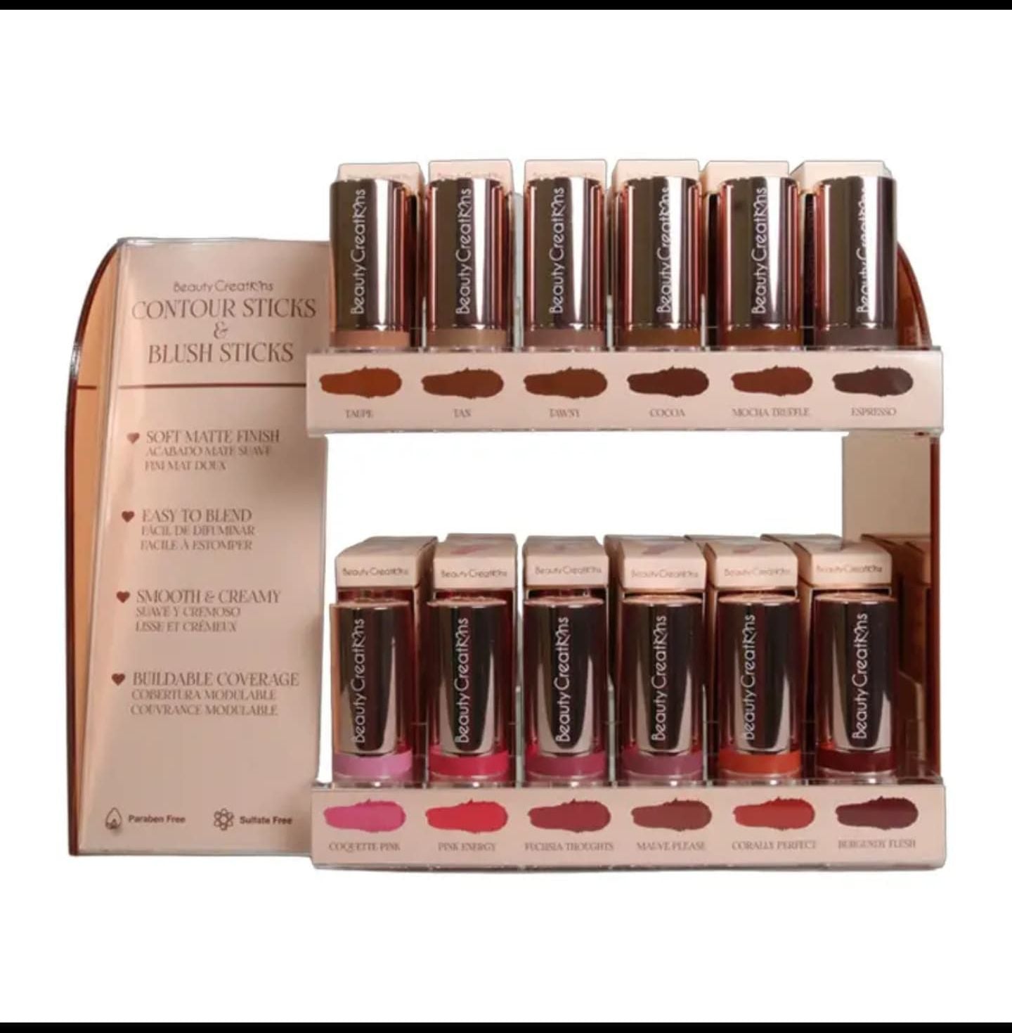 Beauty Créations Contour et Blush . BCCBS-PT flawless Stay